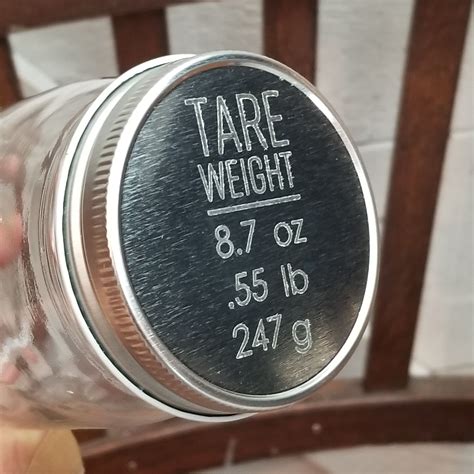 find container tare weight